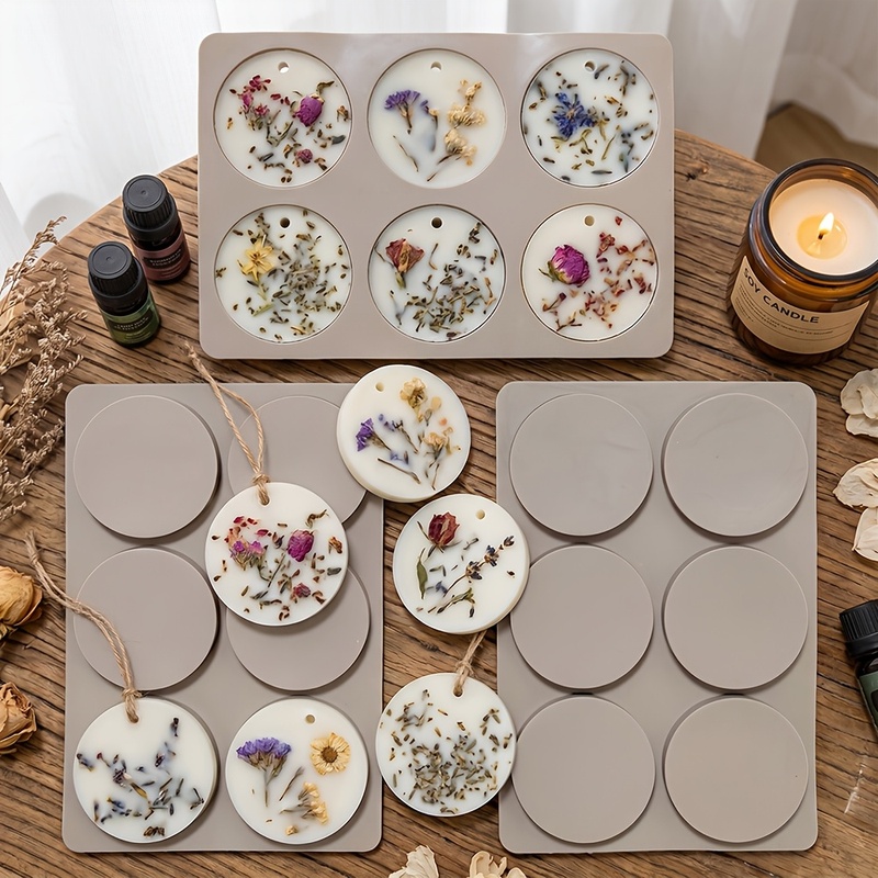 Resin Craft Ideas - Molde de silicona redondo de 6