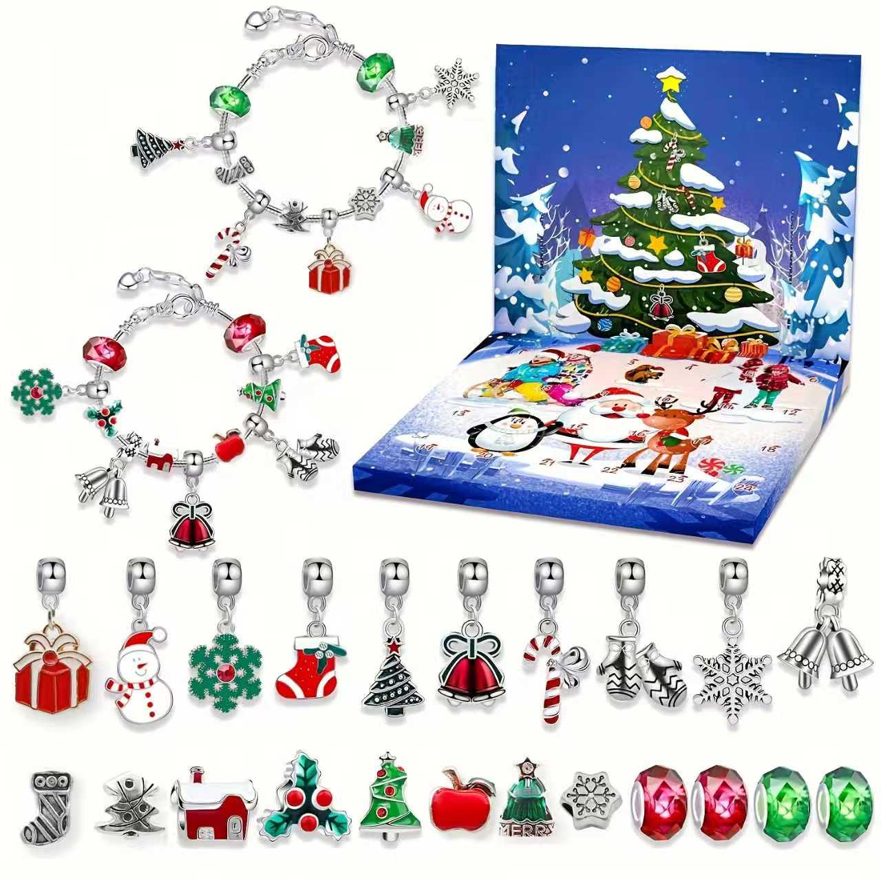 Resin Jewelry Kit - Caja de calendario navideño creativo con