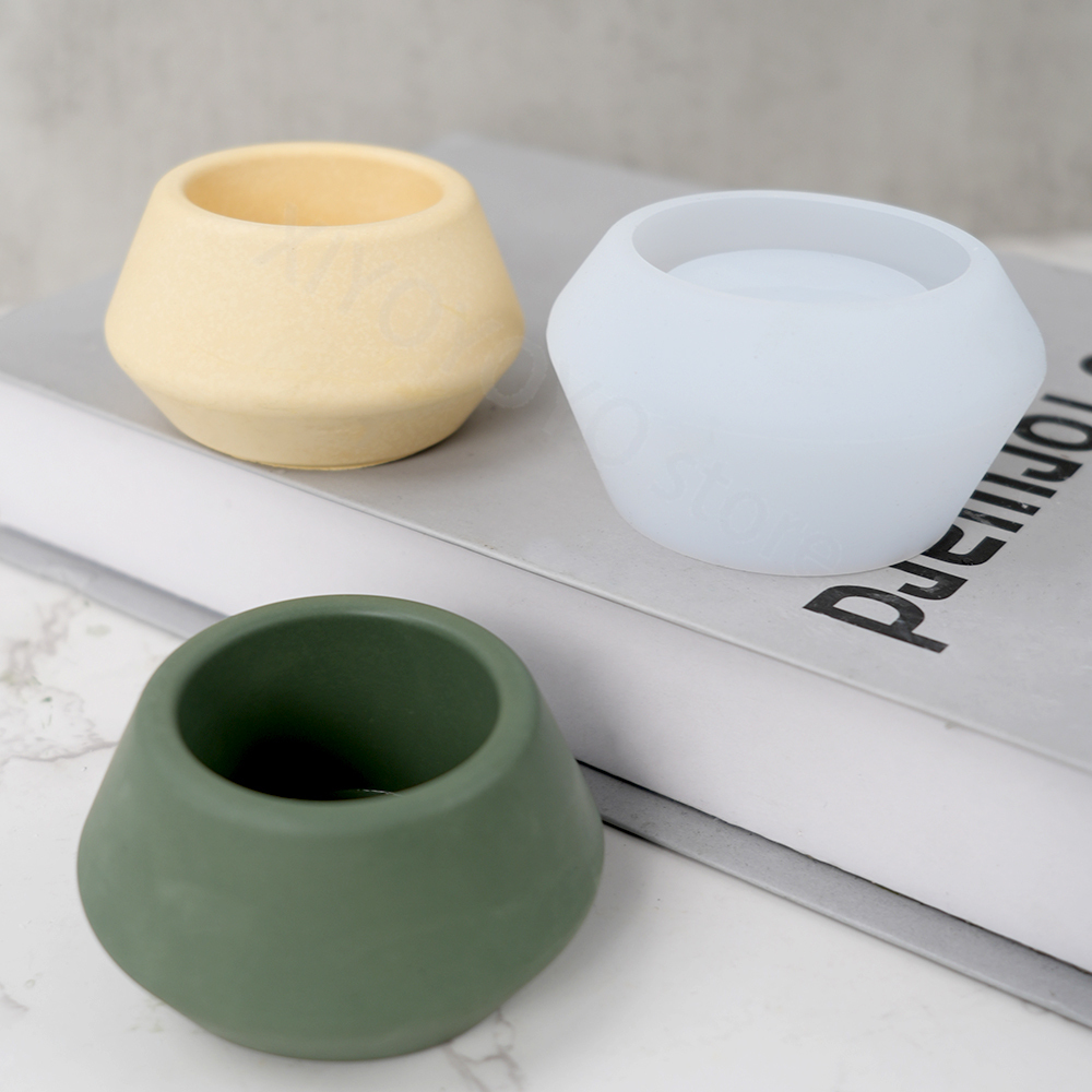 Coaster Mold Round - Caja de almacenamiento de cuenco redondo,