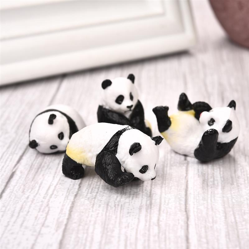 Terrarium Moss Art - 4 unids/set lindo Panda musgo Micro