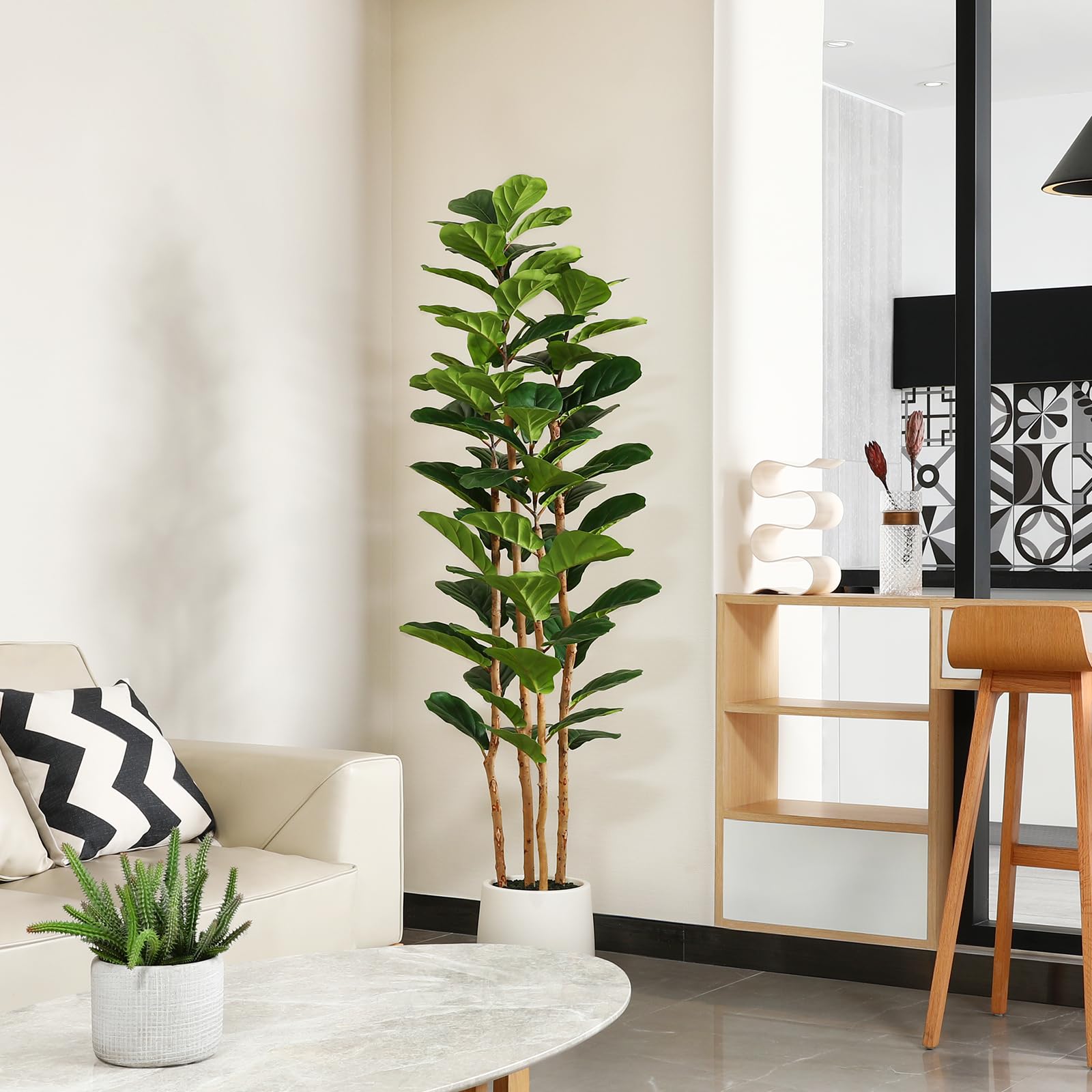 Terrarium Moss Art - Árbol artificial de fico de hoja