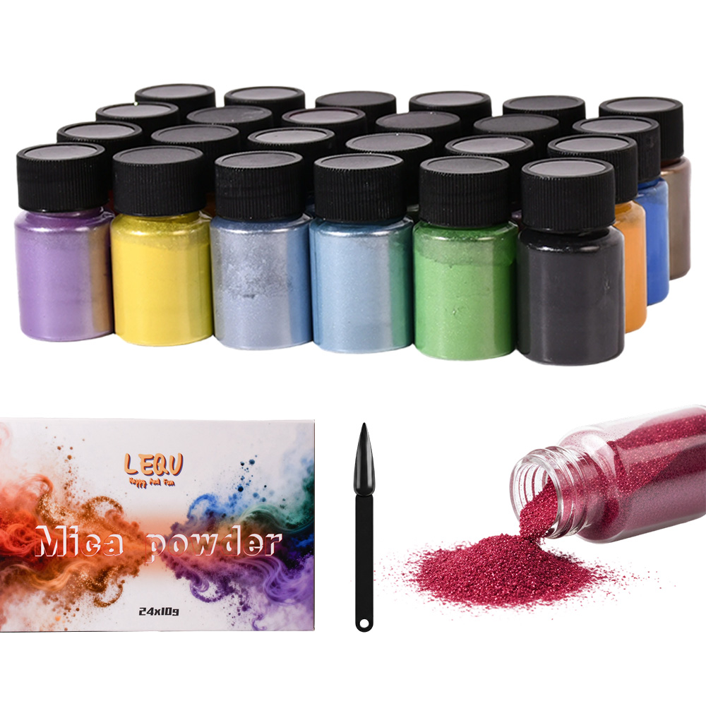Resin Pigment Set - Polvo de Mica Camaleón de 24