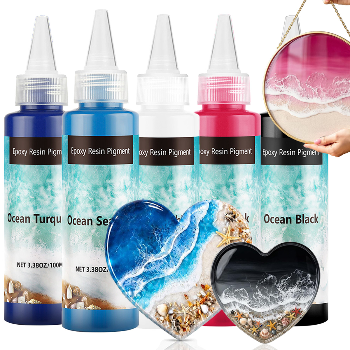 Resin Pigment Set - Pasta de pigmento de resina epoxi