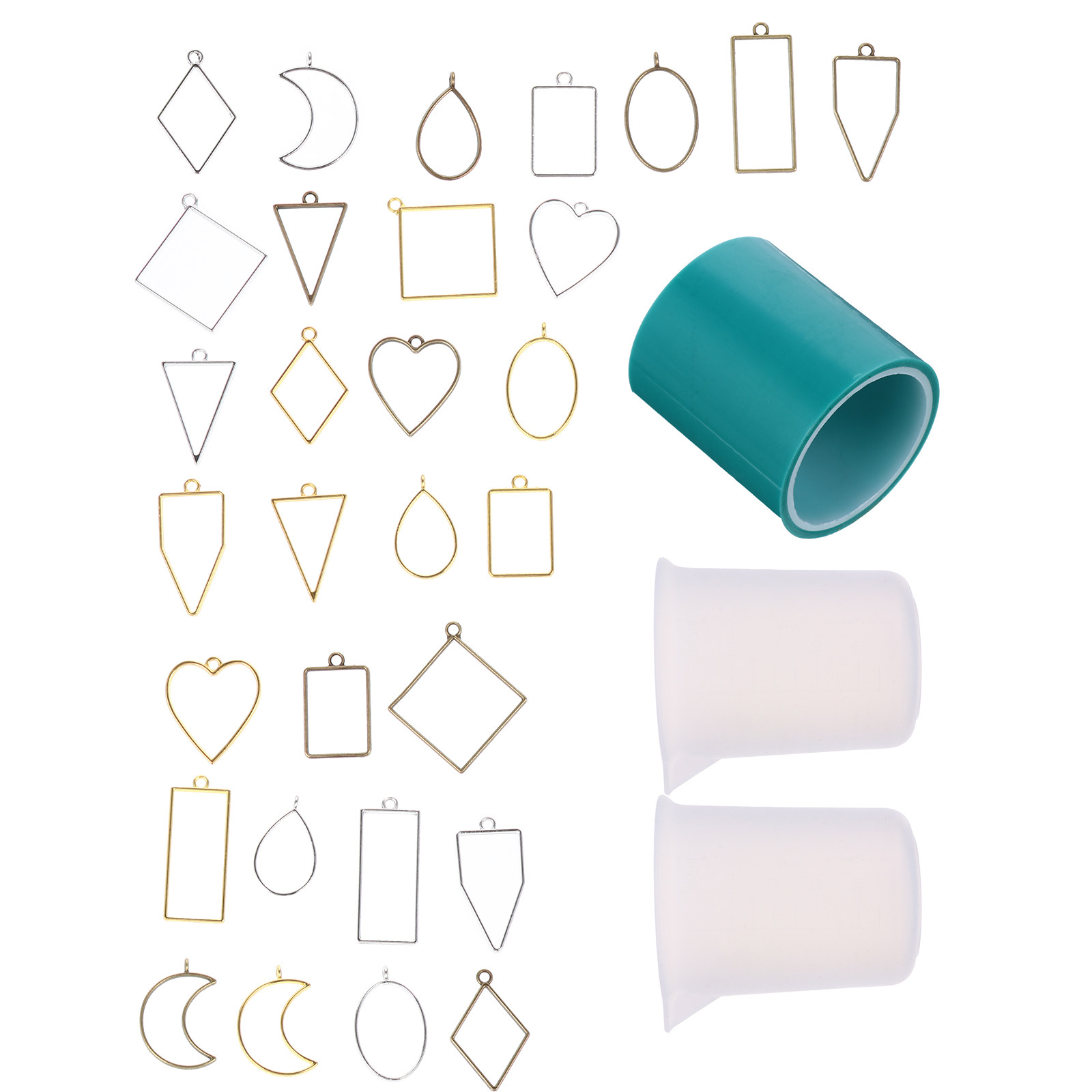 Kit de manualidades DIY con 33 - Resin Jewelry Kit reseña y precio