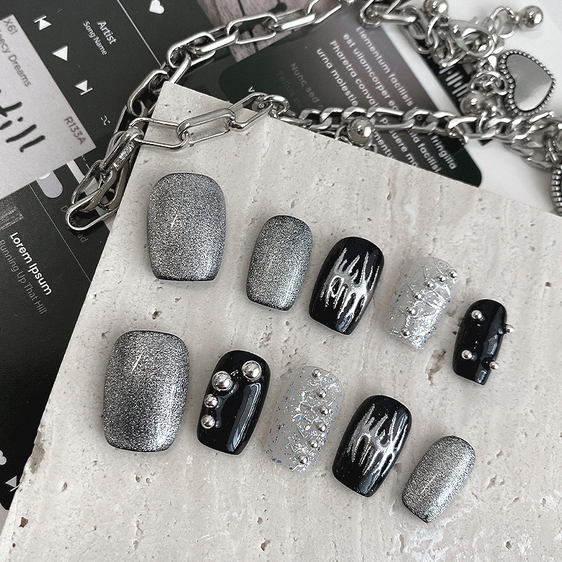 10 Uñas Postizas Cortas Cuadra - Resin Craft Material reseña y precio