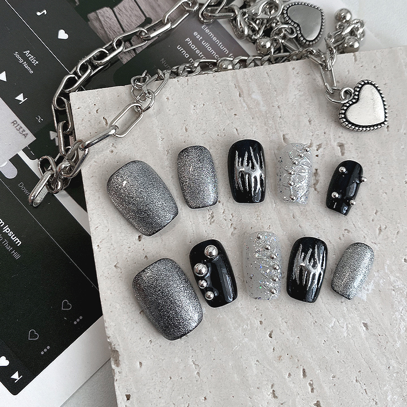10 Uñas Postizas Cortas Cuadra - Resin Craft Material reseña y precio