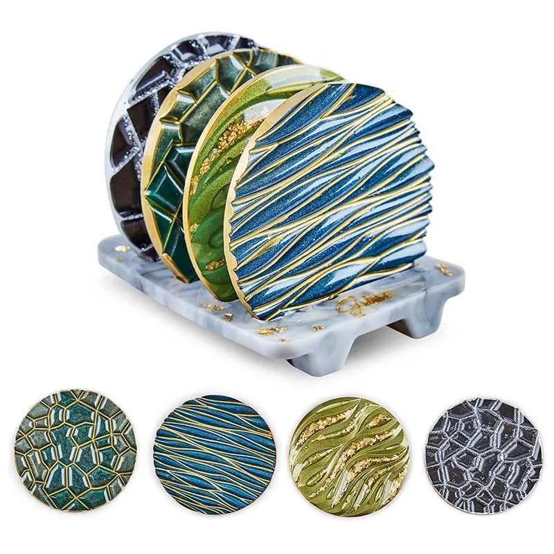 Molde de epoxi de cristal DIY, - Coaster Mold Round reseña y precio