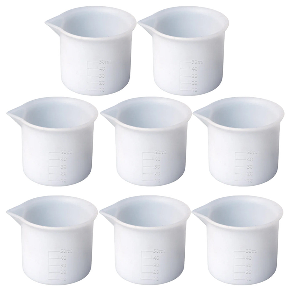 8 tazas medidoras de silicona  - Mixing Cup Silicone reseña y precio
