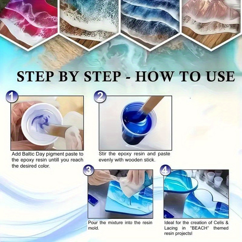 24 colores/8 colores 5g 0. Pol - Resin Pigment Set reseña y precio