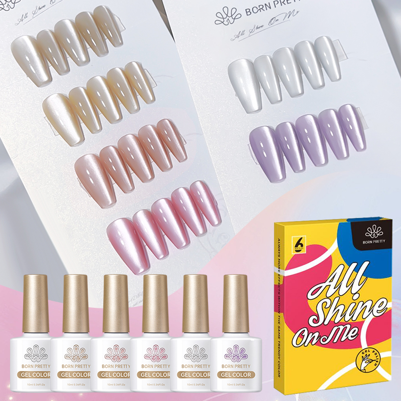 BORN PRETTY Set de 6 Esmaltes  - Resin Glitter Pack reseña y precio