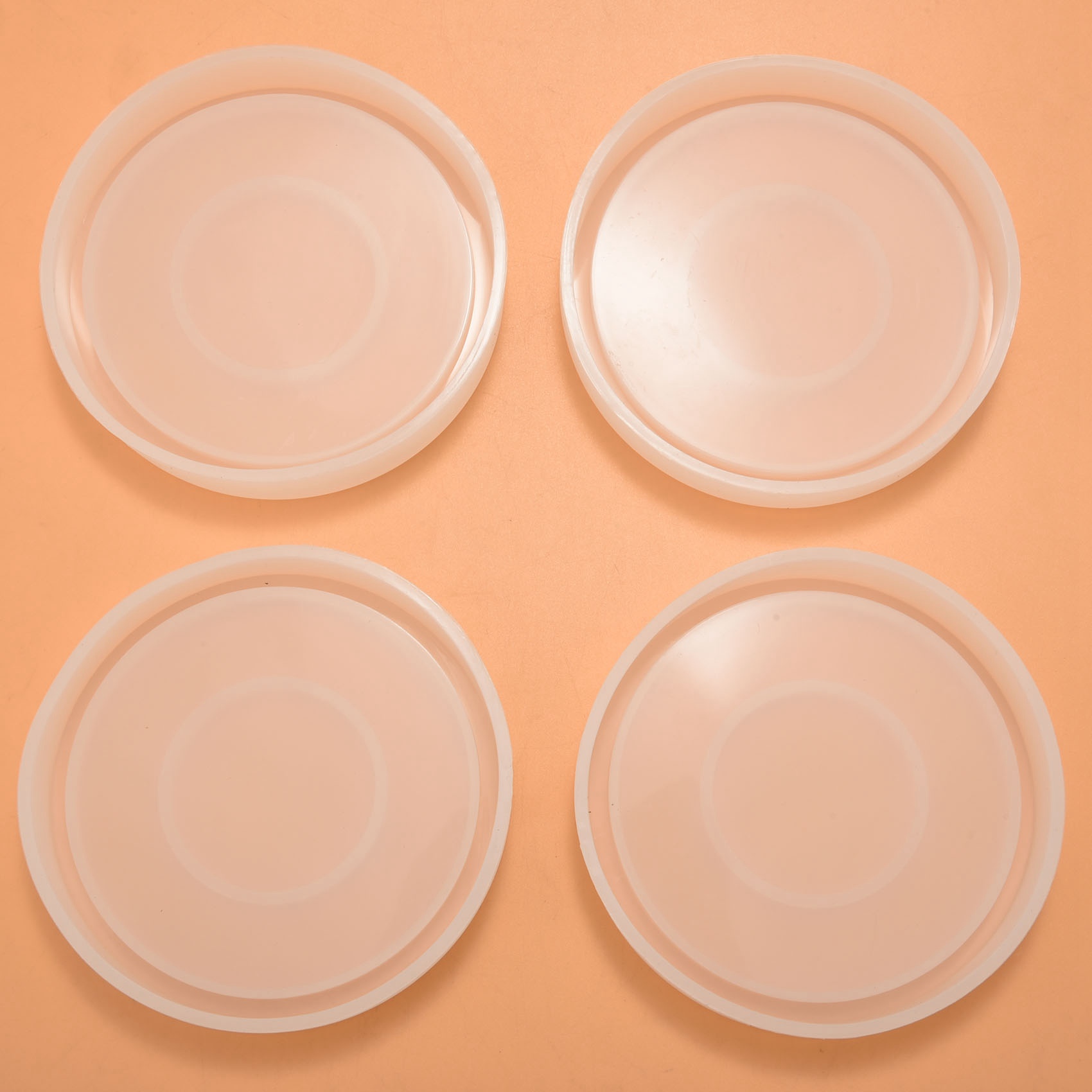 Paquete de 4 moldes grandes de - Coaster Mold Round reseña y precio