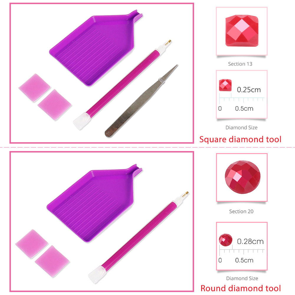 Momoart-mosaico de diamantes 5 - Resin Craft Kit reseña y precio