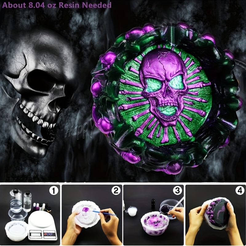 Molde para cenicero, molde de  - Resin Craft Material reseña y precio
