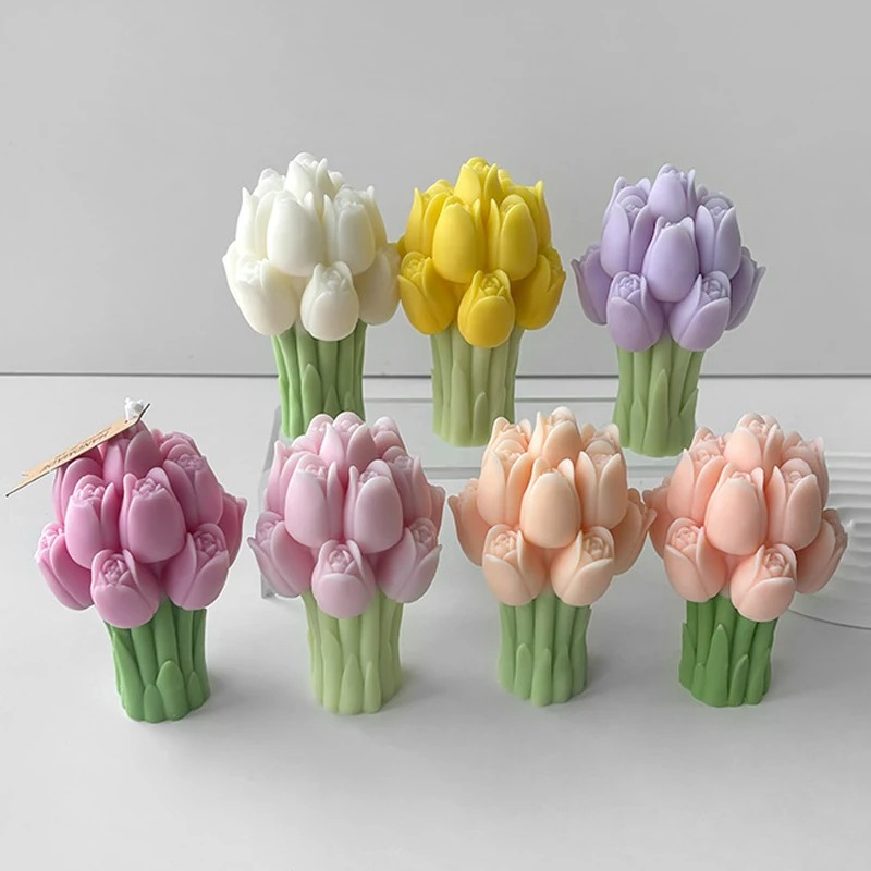 Ramo de tulipán 3D, moldes par - Resin Craft Ideas reseña y precio