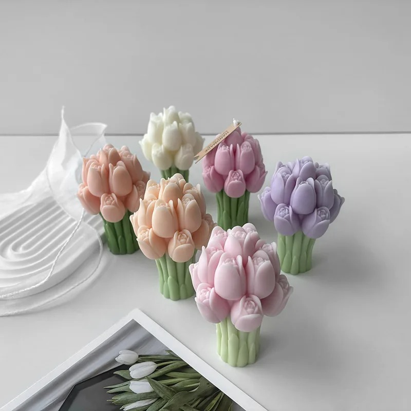 Ramo de tulipán 3D, moldes par - Resin Craft Ideas reseña y precio